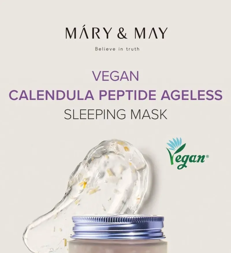 Mascarilla Nocturna Calendula Peptide Ageless Sleeping Mask