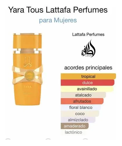 Yara lattafa perfumes arabes 