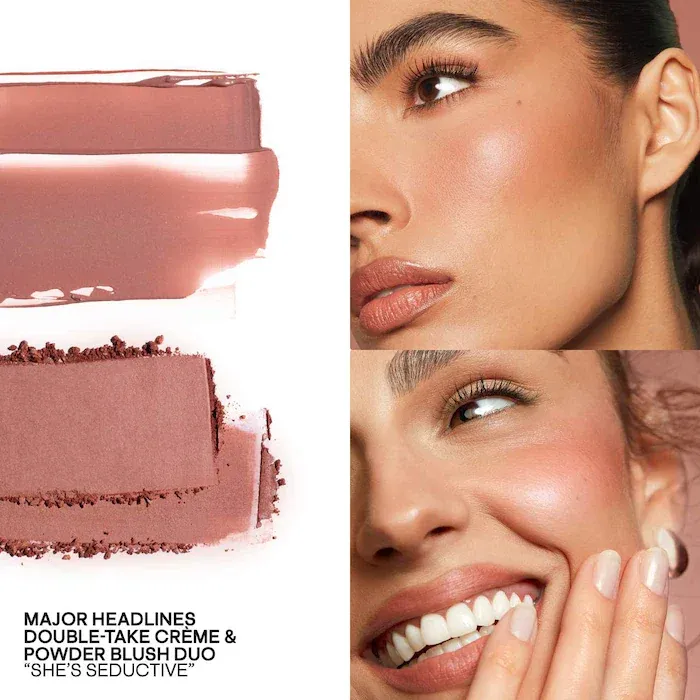Major headlines double-take crème & powder blush duo
